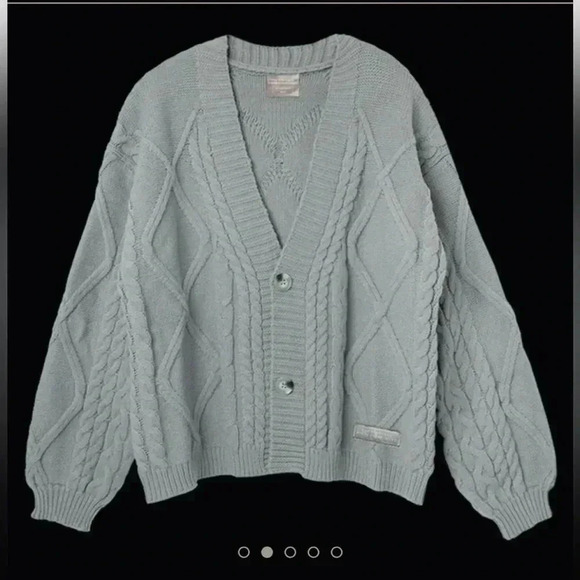 NIP Taylor Swift Tortured Poets Department Gray Cardigan Sweater - Picture 3 of 8